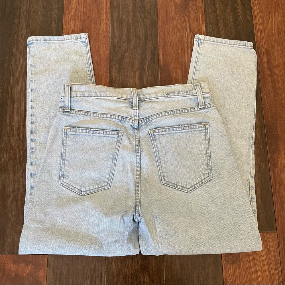 Current/Elliot straight high waist jeans